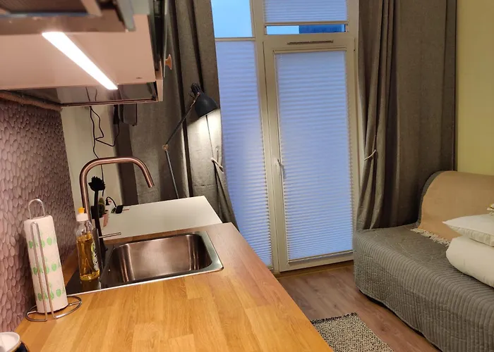 Mikrohub45 - Taeismoebleeritud Ja Koigi Mugavustega Soodne Stuudiokorter *