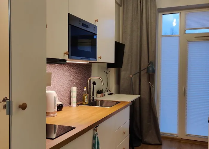 Mikrohub45 - Taeismoebleeritud Ja Koigi Mugavustega Soodne Stuudiokorter * بارنو